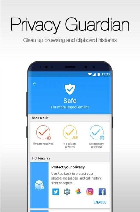 Hi Security - Antivirus, App lock & Booster screenshot 1