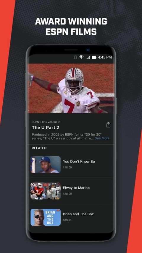 ESPN Player - Europe, ME, Africa & Asia स्क्रीनशॉट 4