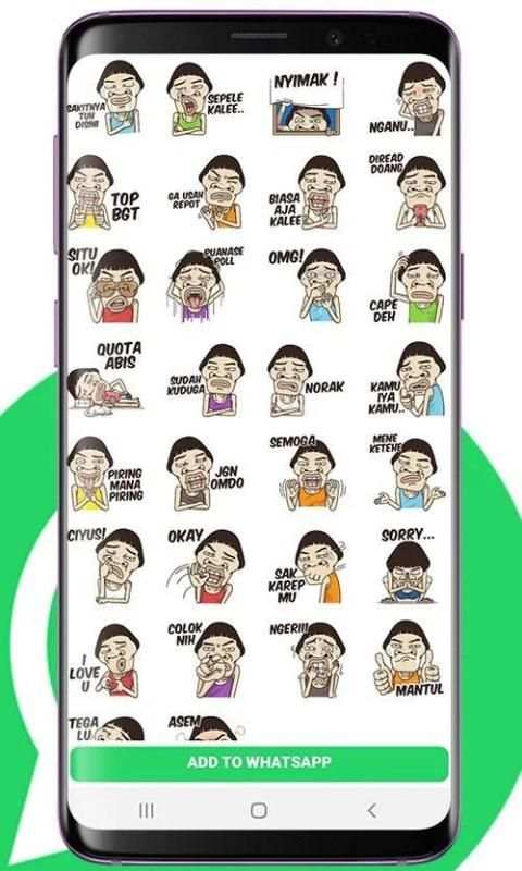 WA Stiker Lucu WaStickerApps screenshot 5