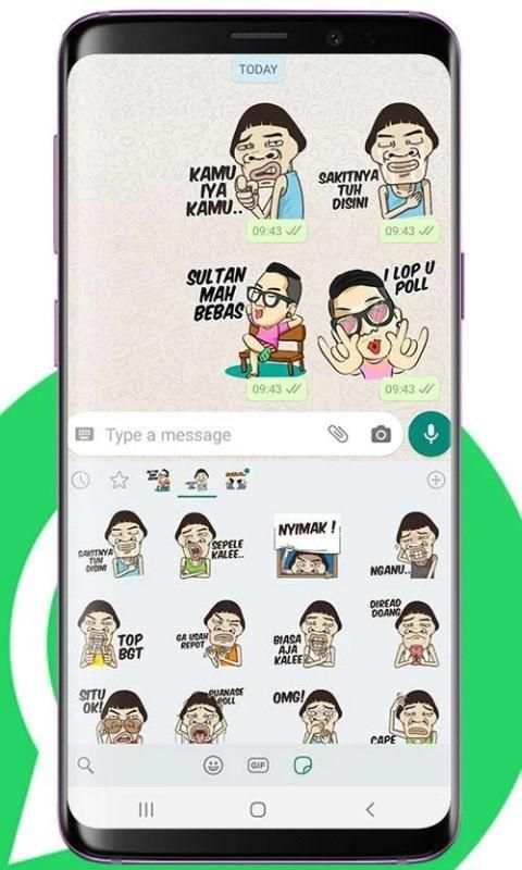 WA Stiker Lucu WaStickerApps screenshot 1