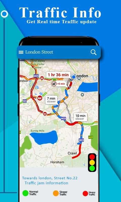 Voice GPS Navigation Maps : Driving Route Planner स्क्रीनशॉट 3