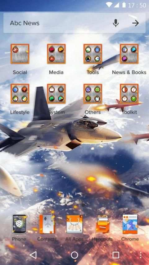 3D Theme - Aircraft Combat Cool 3D Wallpaper screenshot 2