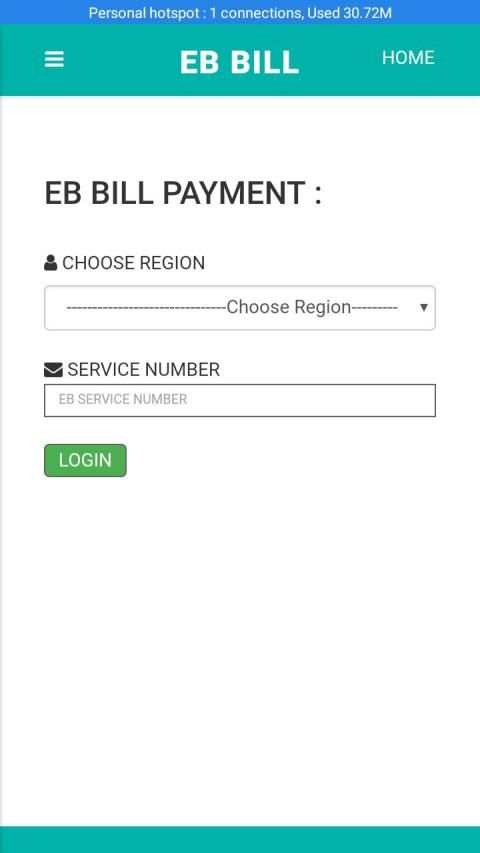 EB PAY - TNEB bill payment online screenshot 2