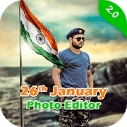 ikon 26 January Photo Editor - Indian Flag Photo Editor