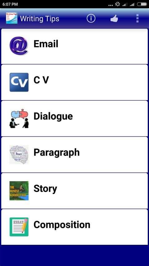 Writing Tips स्क्रीनशॉट 6