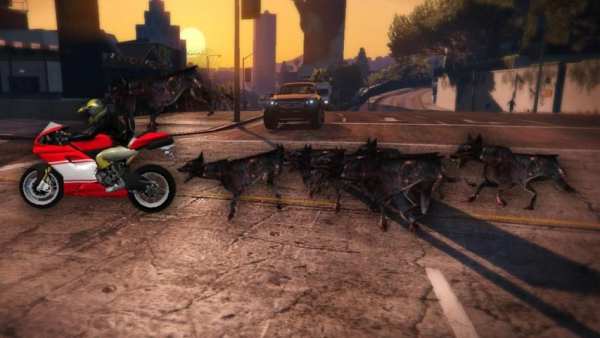 Zombie City: Bike Racing screenshot 3