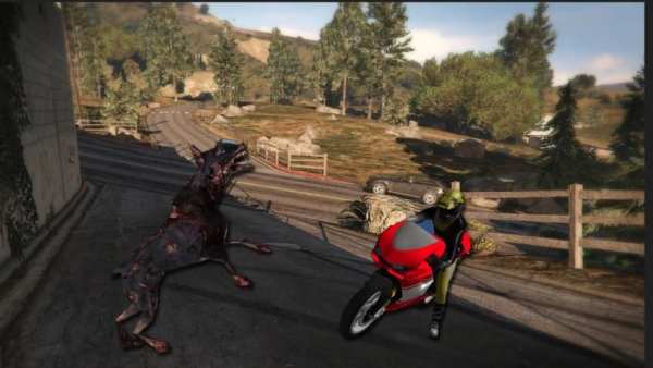 Zombie City: Bike Racing screenshot 2