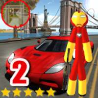 Flash Stickman Rope Hero Speed Gang star Crime