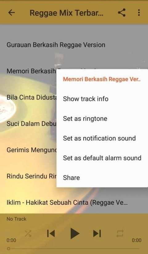 reggae mix terbaru offline screenshot 1
