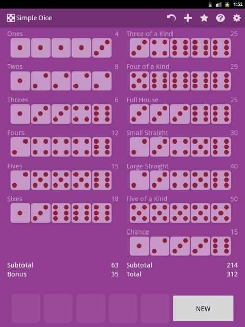 Simple Dice Free screenshot 1