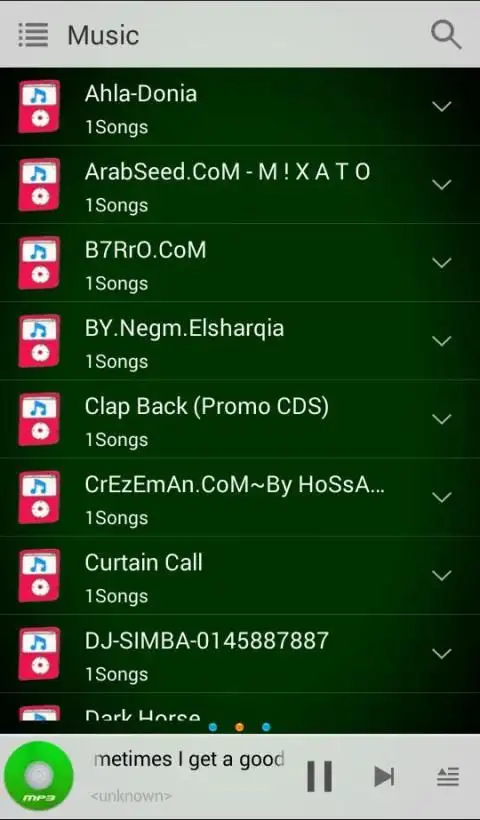 mp3 player for android screenshot 2