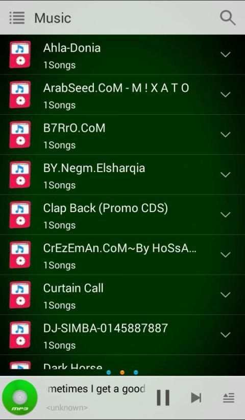 mp3 player for android screenshot 2