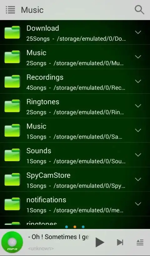 mp3 player for android screenshot 3