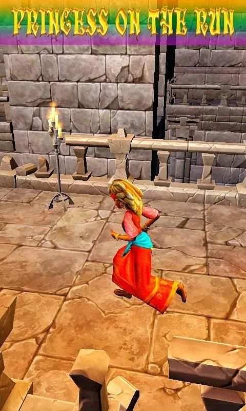 Temple Scary Princess: The Dark Castle Run स्क्रीनशॉट 2