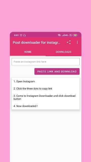 Post downloader for Instagram screenshot 2