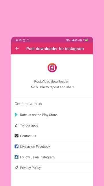 Post downloader for Instagram screenshot 1