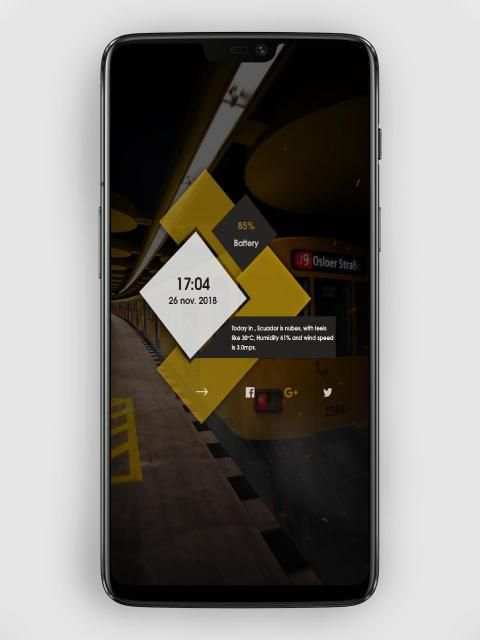 AX4 UI KWGT screenshot 4