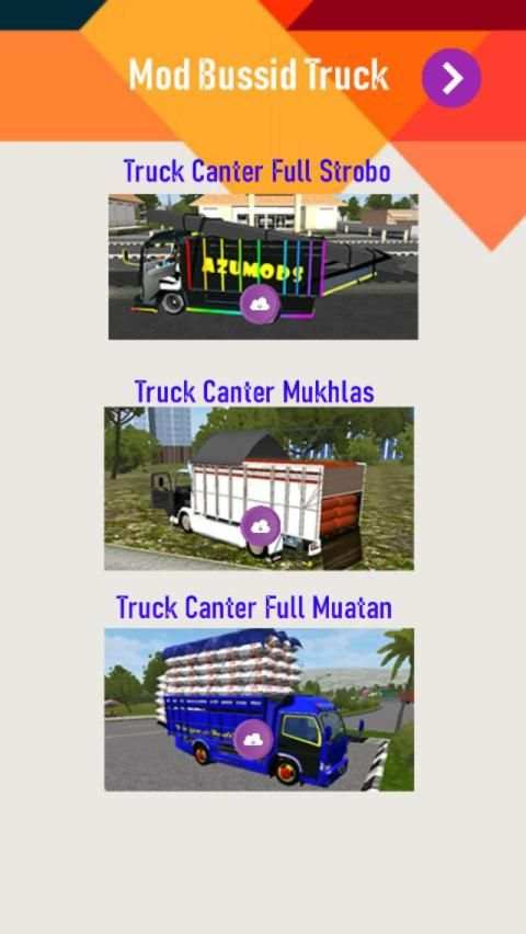 Mod Bussid Truck Canter screenshot 6