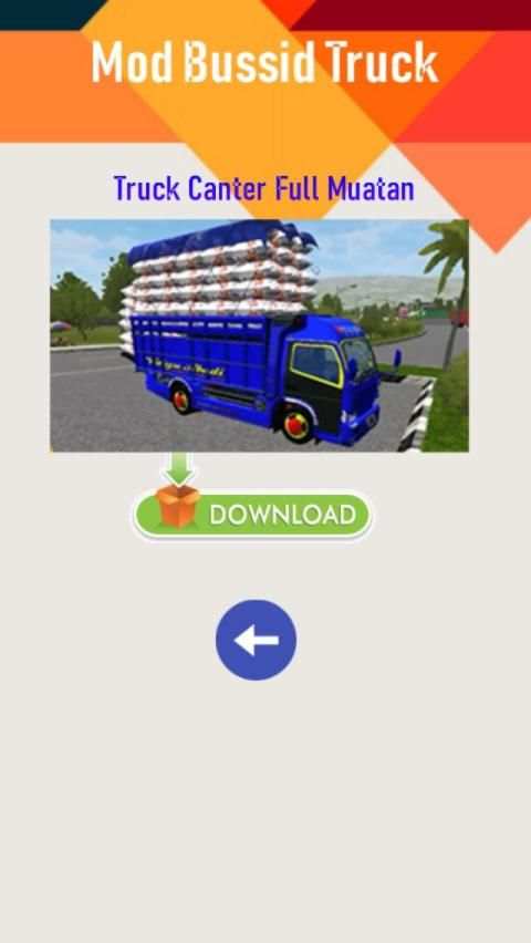 Mod Bussid Truck Canter screenshot 2