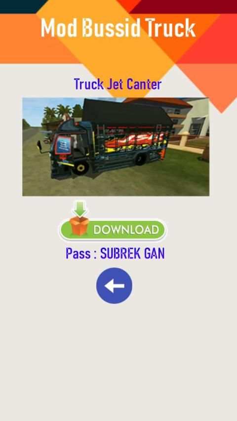 Mod Bussid Truck Canter screenshot 1