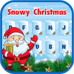 ikon Snowy Christmas Theme - Android Keyboard