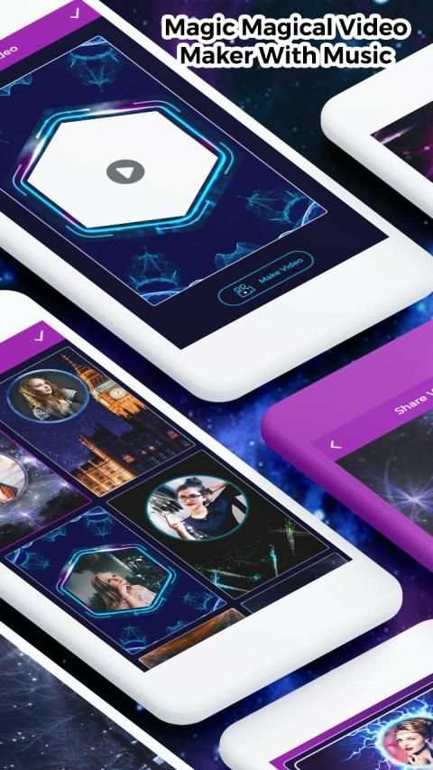 Magic Magical Video Maker With Music screenshot 4