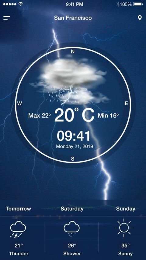 The Weather App screenshot 1