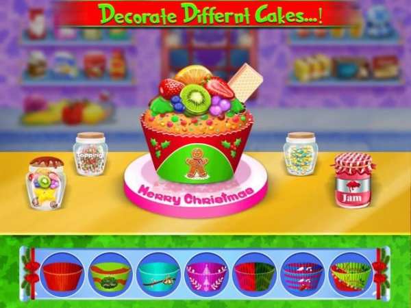 Christmas Sweet Cake Maker - Fun Cooking Game screenshot 5