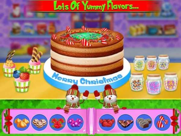 Christmas Sweet Cake Maker - Fun Cooking Game screenshot 4