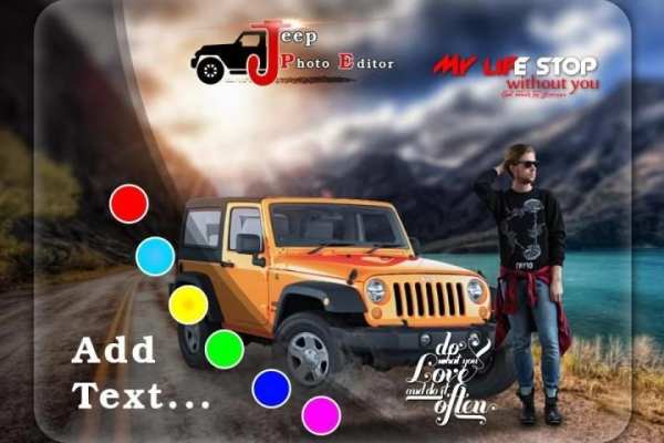 Stylish Jeep Photo Editor screenshot 1