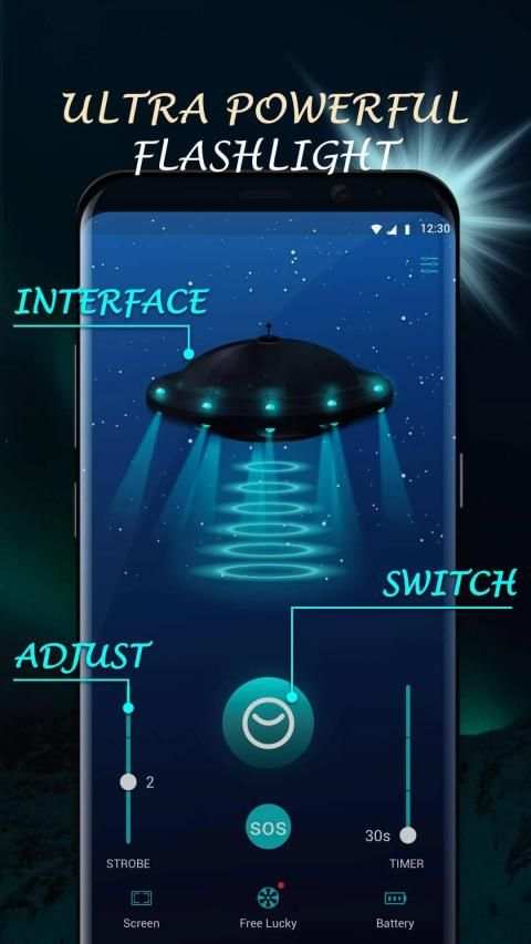 Flashlight - Outdoor & Travel Emergency Helper screenshot 3