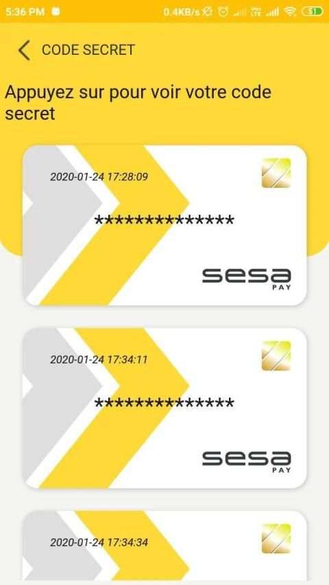 SesaPay स्क्रीनशॉट 2