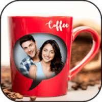 Coffee cup photo frame, Coffee mug photo frame on 9Apps