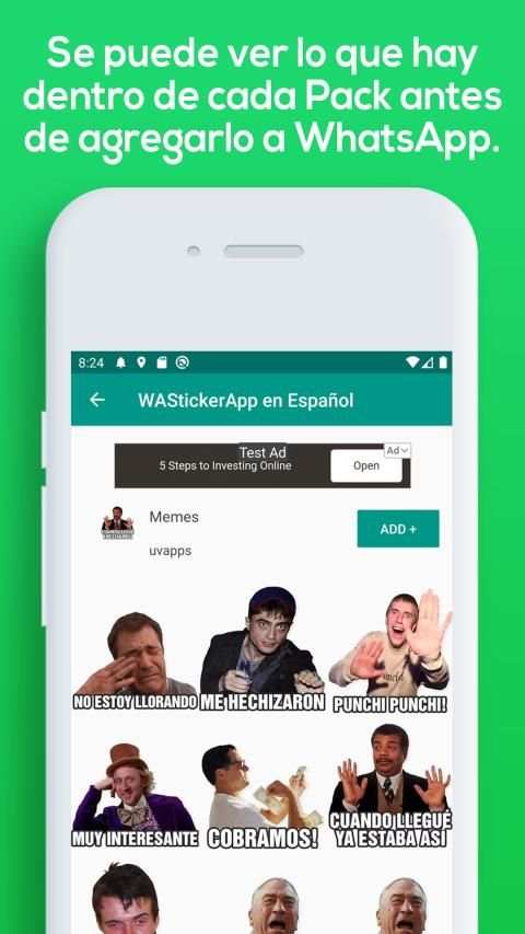 * Stickers in Spanish - WAStickerApps * screenshot 2
