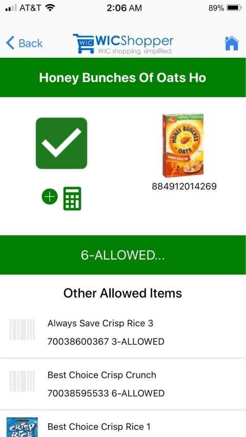 WICShopper स्क्रीनशॉट 5
