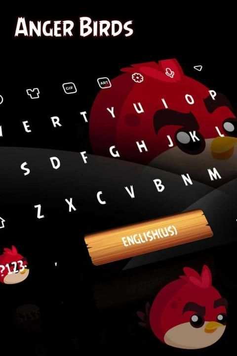 Anger Bird Keyboard screenshot 1