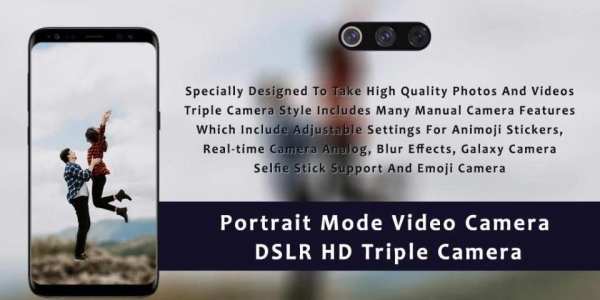 Portrait Mode Video Camera - DSLR HD Triple Camera स्क्रीनशॉट 5