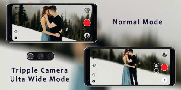Portrait Mode Video Camera - DSLR HD Triple Camera स्क्रीनशॉट 1