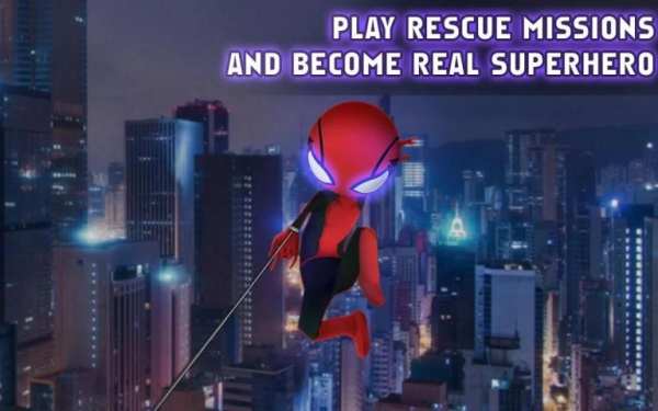 Stickman Rope Spider Warrior:Grand Crime Vice City screenshot 5