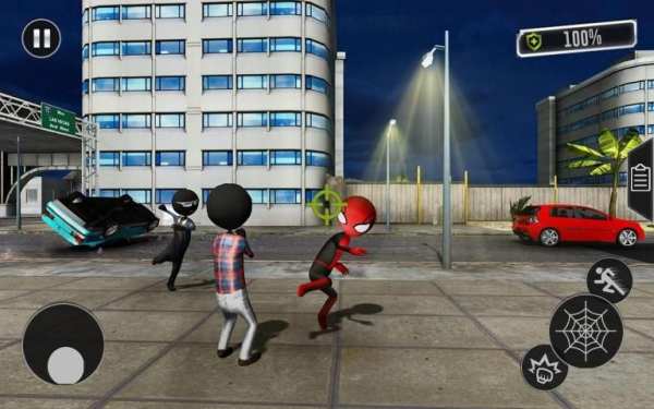 Stickman Rope Spider Warrior:Grand Crime Vice City screenshot 3