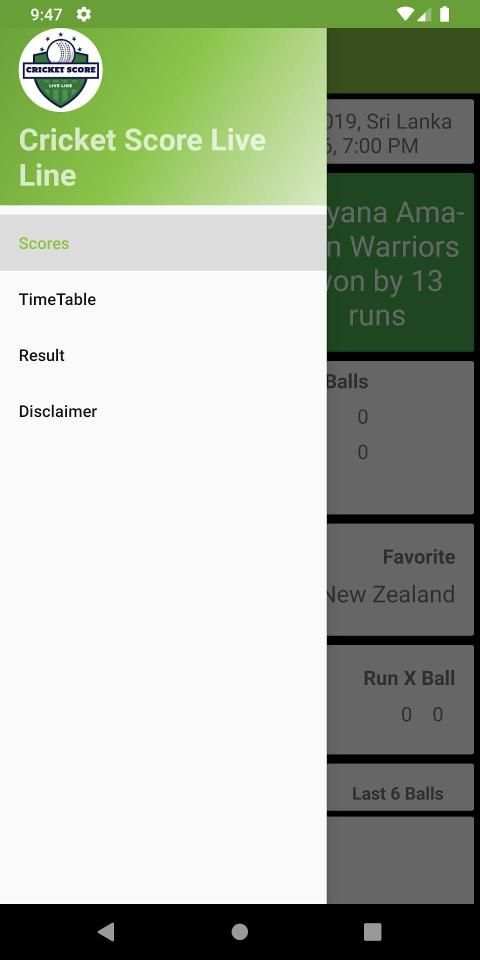 Cricket Score Live Line screenshot 1