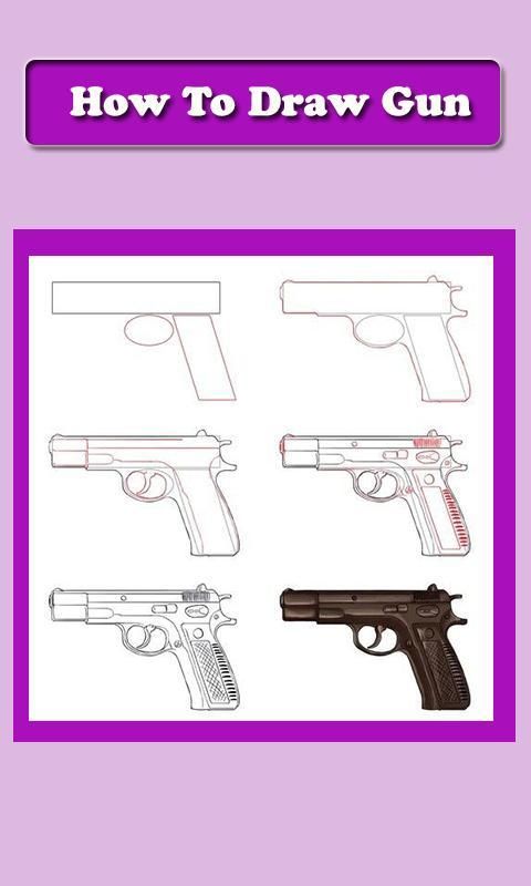 How to Draw Gun स्क्रीनशॉट 1