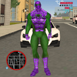 Spider Frog Rope Hero Gangstar Crime आइकन
