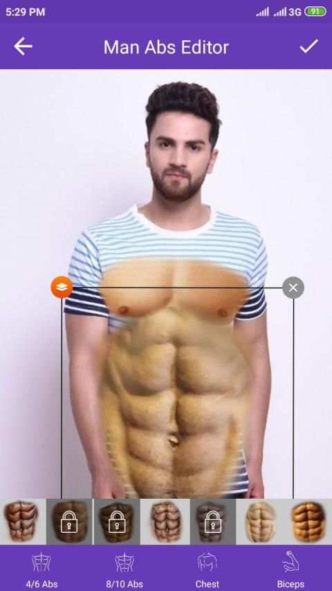 Man Abs Editor screenshot 4