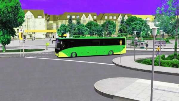 Airport Coach Bus Simulator Driving Game 3D screenshot 2
