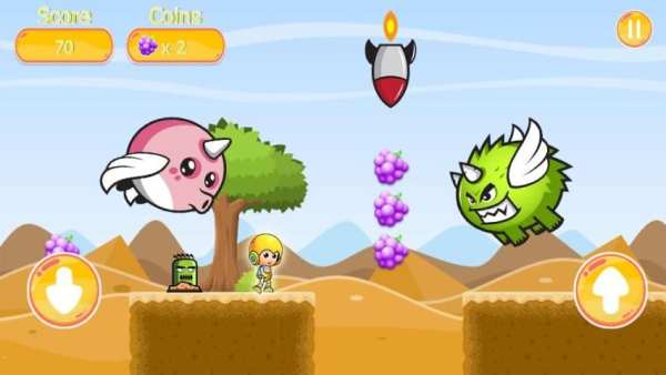 Vir jump The Robot Run Boy screenshot 3
