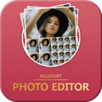 Photo Collage Passport Studio Print : Suit Editor on 9Apps