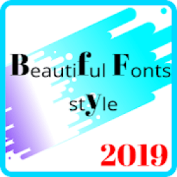 ikon Beautiful Fonts Style Generator App 2019