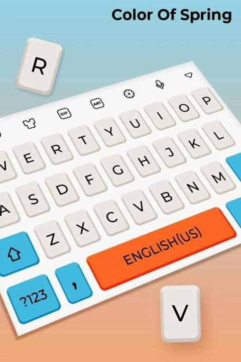 Color Of Spring Keyboard स्क्रीनशॉट 3
