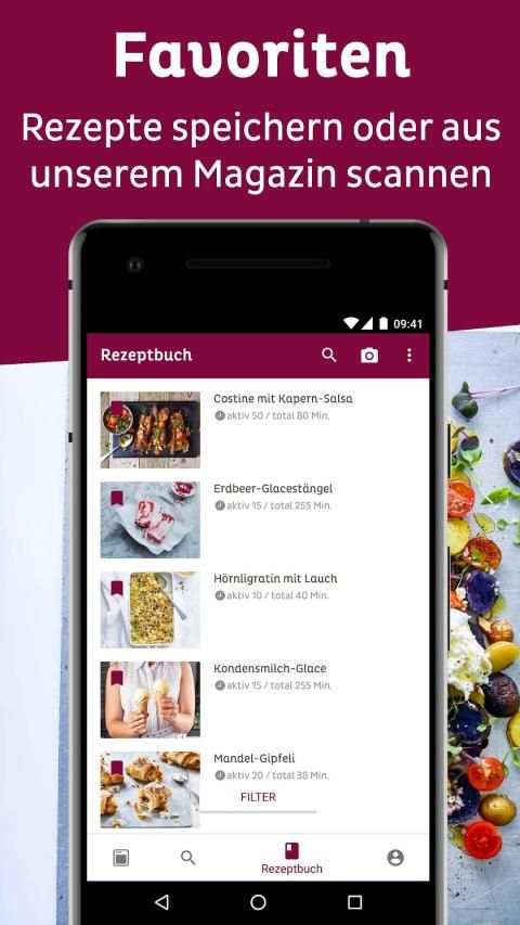 Betty Bossi - Gesunde Rezepte Kochen & Backen screenshot 1